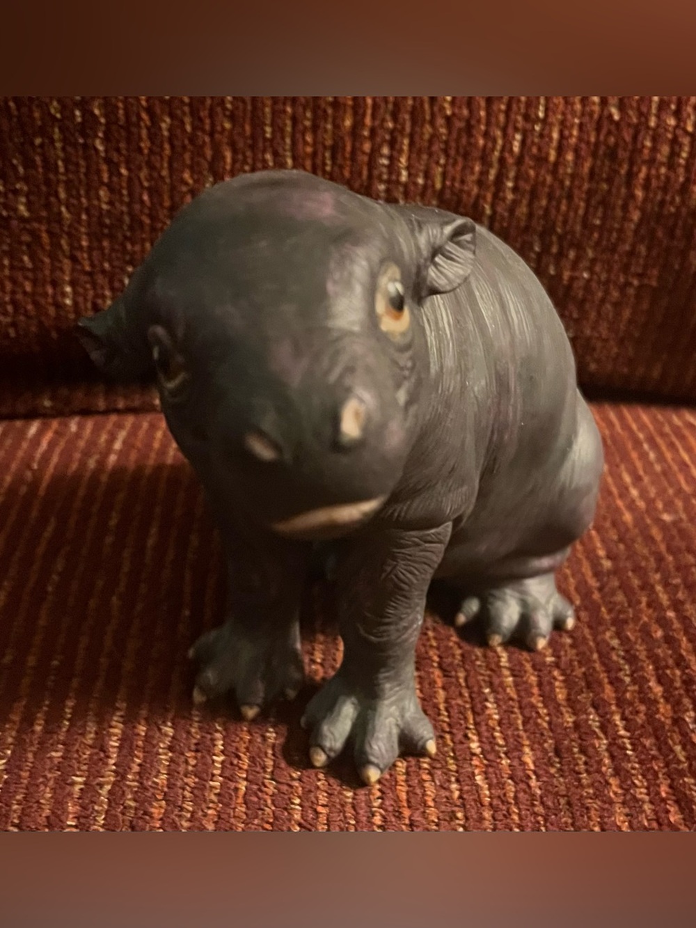 Vintage Porcelain Pygmy Hippo Figurine by Lenox